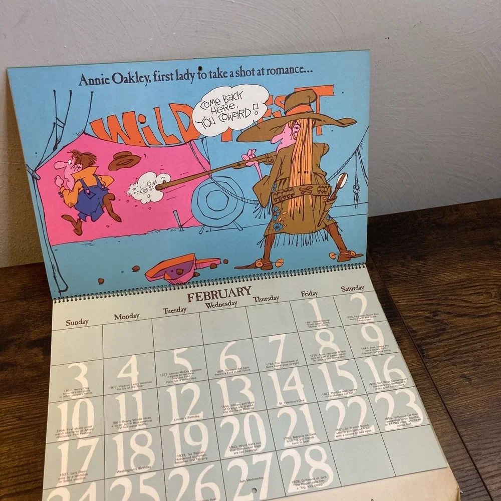 Vintage‎ Hallmark Calendar 1974 First Ladies Historical OKT/Colson Louis Marak